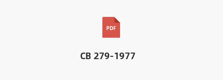 CB 279-1977